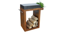 ARTISS Stůl Corten malý 60 x 45 x 91 cm - žula