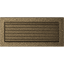 Krbová mřížka 17x37 BASIC staré zlato s žaluzií (VÝPRODEJ)
