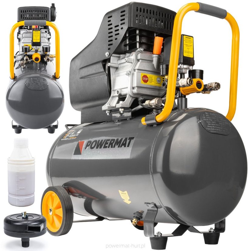 POWERMAT olejový kompresor 50l - PM-KO-50T