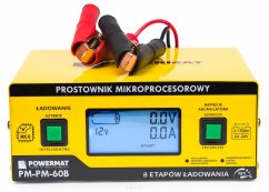 POWERMAT Mikroprocesorová nabíječka baterií 12/24V PM-PM-60B