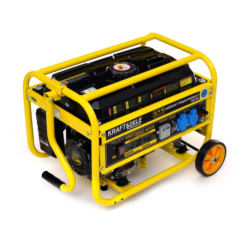 Kraft&Dele elektrocentrála 3800W 12V/230V KD125