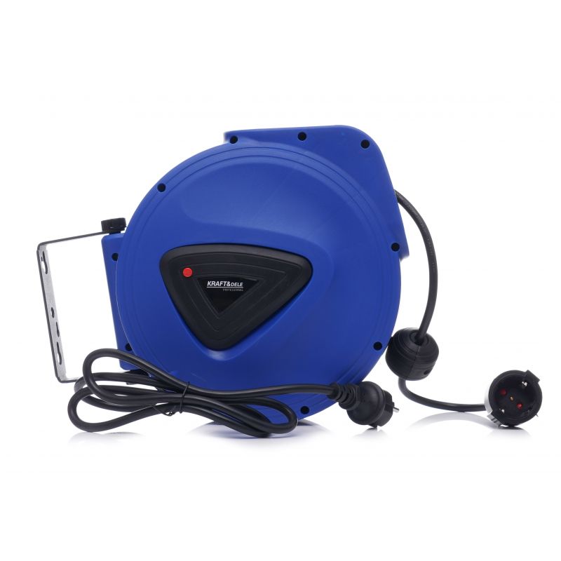 Kraft&Dele KD4029 20 m samonavíjecí prodlužovací kabel (buben)