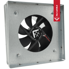 Redukce do mřížky 17x17 s ventilátorem a senzorem - 100 mm