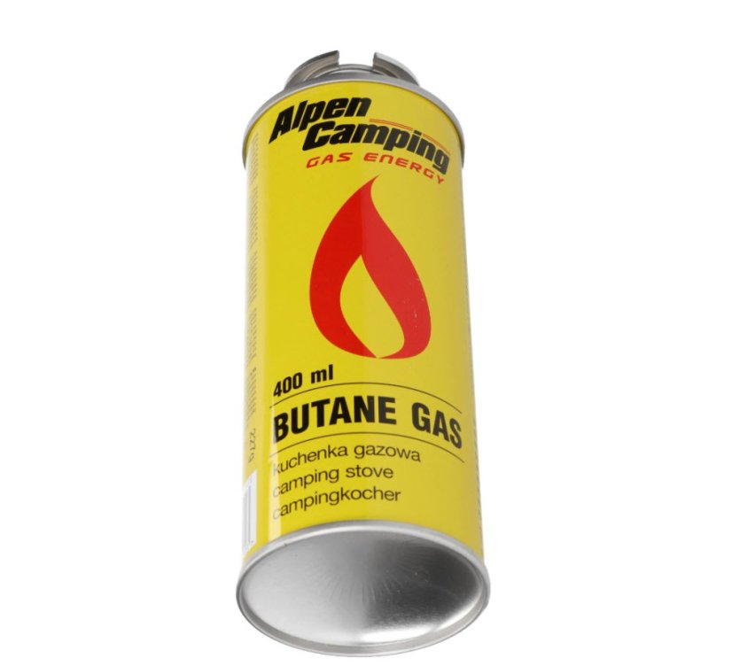 Alpen Camping plynová kartuše do plynových vařičů 400 ml 28ks - výhodné balení