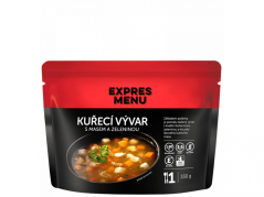 Expres Menu kuřecí vývar s masem a zeleninou 1 porce 330g