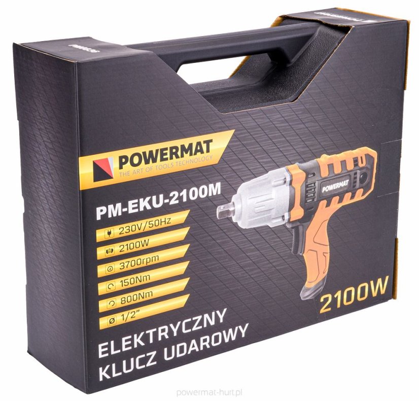 POWERMAT PM-EKU-2100M Elektrický rázový utahovák 800Nm