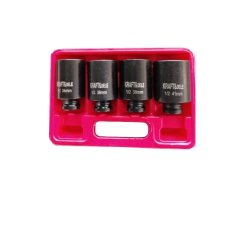 Kraft&Dele KD11754 rázové hlavice 1/2" 6-úhlové 4ks