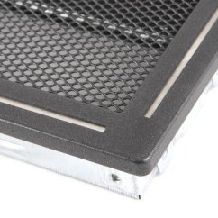 Krbová mřížka 16x32 cm, PREMIUM TREND grafit s žaluzií