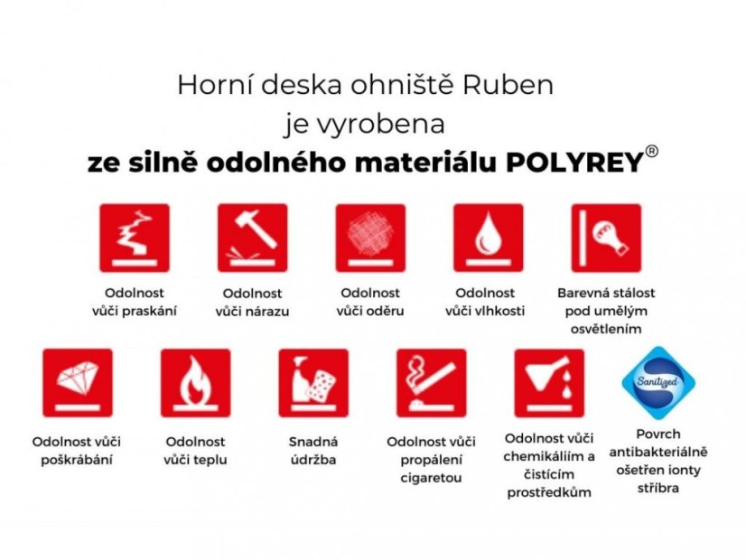 Venkovní ohniště Ruben Garden | Polyrey®