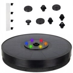 GARDLOV 23227 Plovoucí solární RGB LED fontána 180L/h