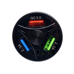 Kraft&Deleí KD1238 Nabíječka do auta Quick charge 3x USB