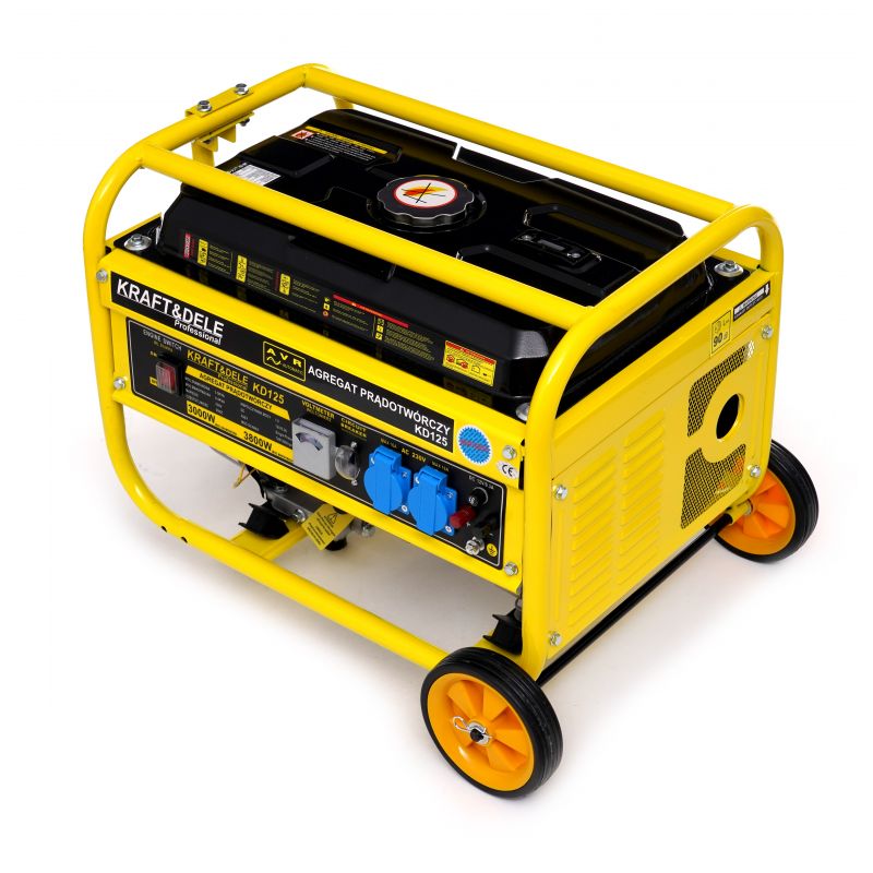 Kraft&Dele elektrocentrála 3800W 12V/230V KD125