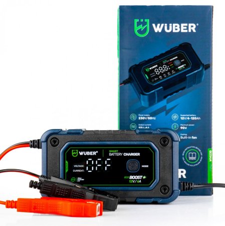 WUBER Mikroprocesorová nabíječka baterií 6-12V 6A W14230