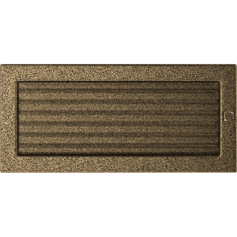 Krbová mřížka 17x37 BASIC staré zlato s žaluzií (VÝPRODEJ)