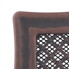 Krbová mřížka 16x32 cm, PREMIUM DECO měděná patina s žaluzií