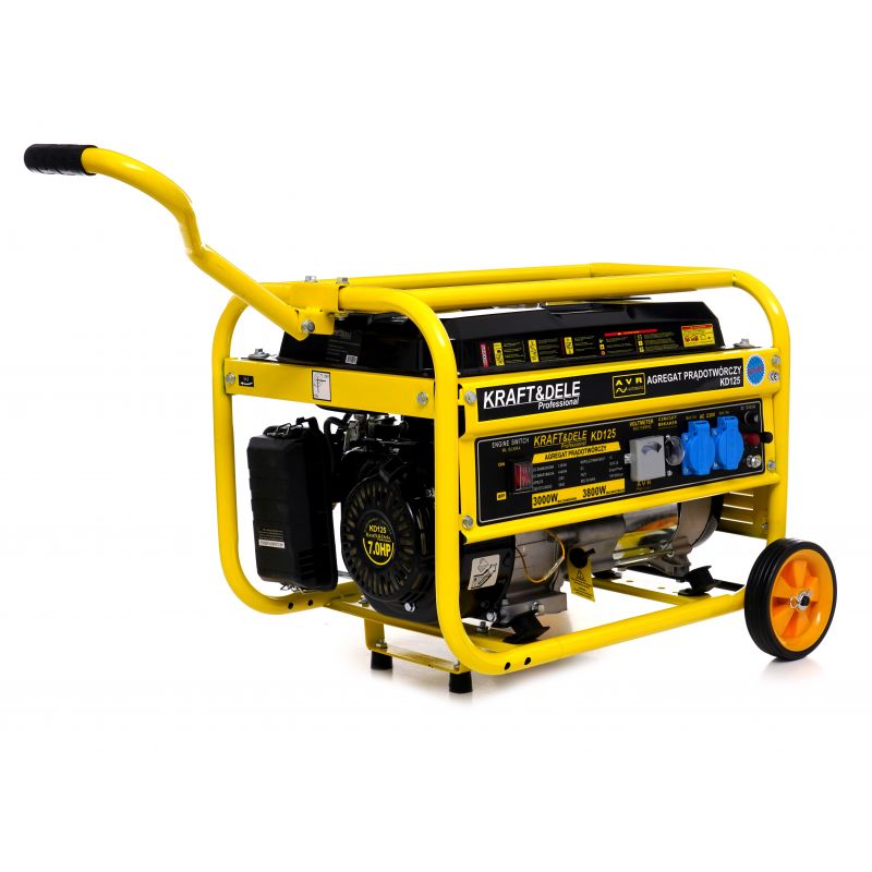 Kraft&Dele elektrocentrála 3800W 12V/230V KD125