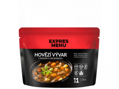 Expres Menu hovězí vývar s masem a zeleninou 1 porce 330g