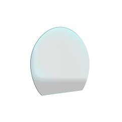 HS Flamingo sklo pod kamna - Kruh - zeď 1100x950 mm / 8 mm