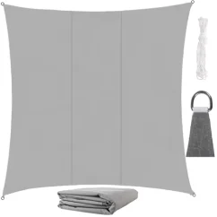 GARDLOV 23164 Stínová plachta 3,6x3,6 m šedá