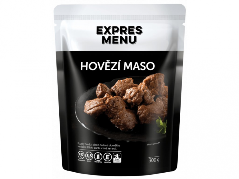 Expres Menu hovězí maso 3 porce 300g