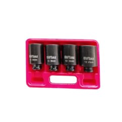 Kraft&Dele KD11753 rázové hlavice 1/2" 6-úhlové 4ks