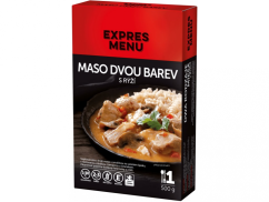 Expres Menu maso dvou barev s rýží 1 porce 500g