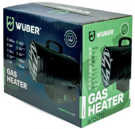 WUBER Plynový ohřívač s LCD 25kW W15012