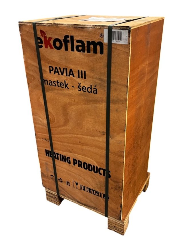 Ekoflam akumulační krbová kamna PAVIA III - mastek