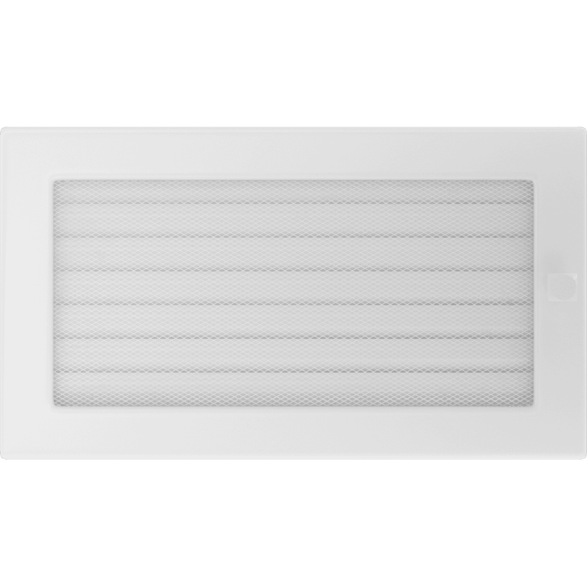 Krbová mřížka 17x30 BASIC bílá s žaluzií