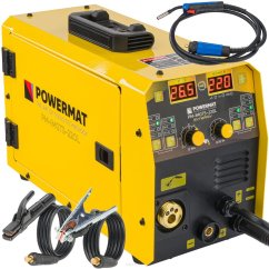 POWERMAT Svářečka MIG MAG MMA TIG 220A FLUX PM-IMGTS-220L