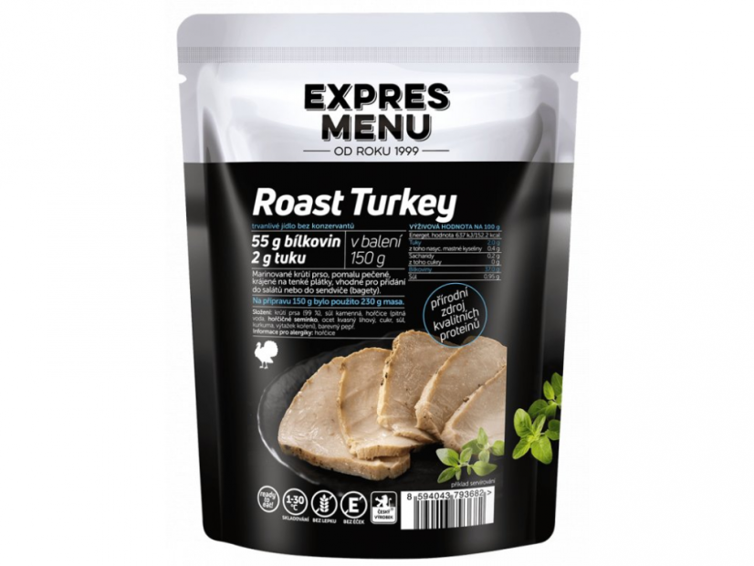 Expres Menu roast Turkey 1 porce 150g