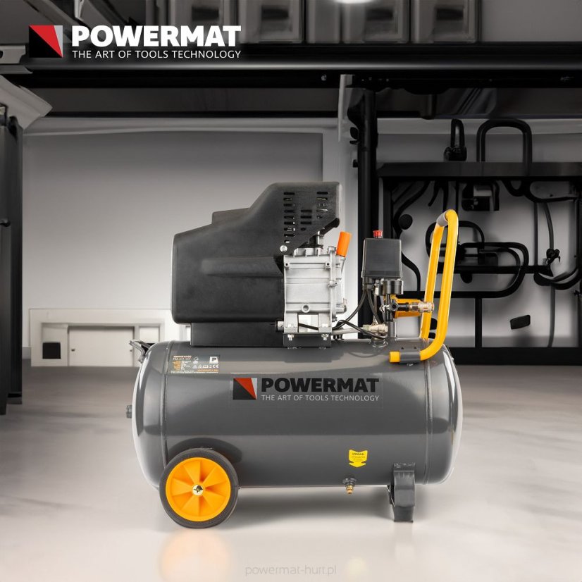 POWERMAT olejový kompresor 50l - PM-KO-50T