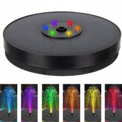 GARDLOV 23227 Plovoucí solární RGB LED fontána 180L/h