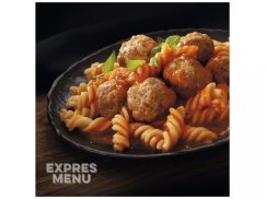 Expres Menu masové koule v rajské omáčce s fusilli 1 porce 500g