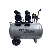 Kraft&Dele KD1398 bezolejový kompresor 100L 2x1500W