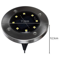 GARDLOV Zahradní solární osvětlení LED 12 ks