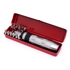 Kraft&Dele KD1448 Úderový rázový šroubovák s 13 bity