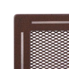 Krbová mřížka 16x32 cm, PREMIUM TREND hnědý brokát