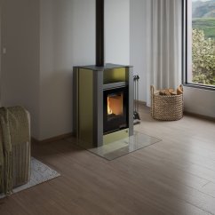 HS Flamingo sklo pod kamna - Čtverec 1000x1000 mm / 6 mm