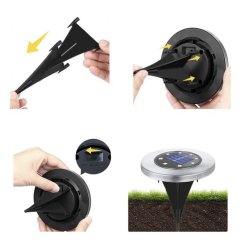 GARDLOV Zahradní solární osvětlení LED 12 ks